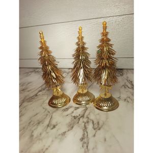 Vintage Gold Plastic Christmas Trees Hard to Find